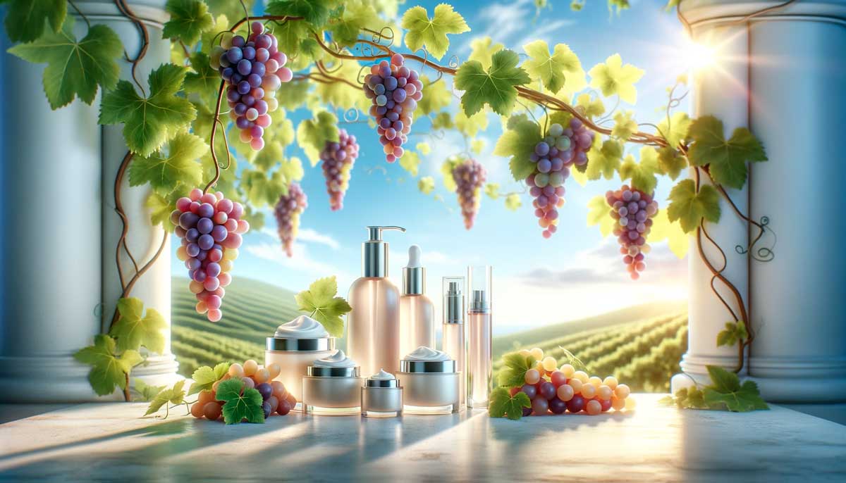 La Vigne et le Raisin: Élixir de Jeunesse pour Votre Peau, vigne, raisin, soins de la peau, antioxydants, beauté naturelle,